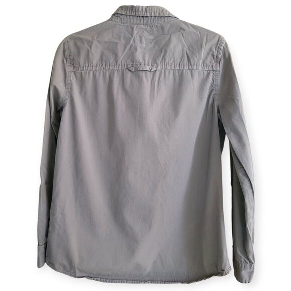 Anine Bing classic sage 100% cotton collared button-up XS - Picture 2 of 10